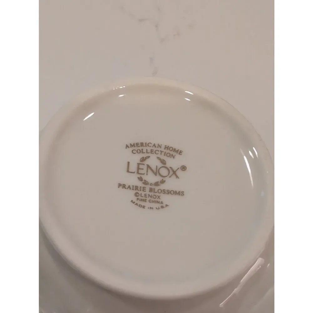 Vintage Lenox Prairie Blossom Floral Creamer Made in USA